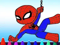 Spiderman Coloring Game image