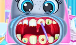 Baby Hippo Dental Care - Fun Surgery Game image