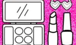 Glitter Beauty Coloring And Drawing - Art Game image