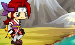 Samurai running image