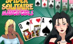 Spider Solitaire : Manga Girls image