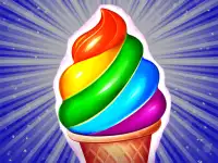 Frosty Ice Cream! Icy dessert image