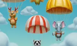 Rowdy Animals Cloudy Weather image